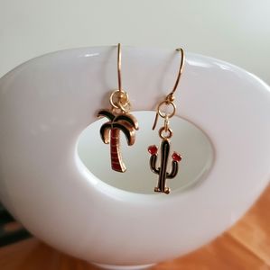 Handmade Tree Earrings